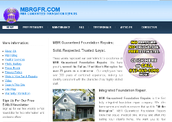 MBR Guaranteed Foundation Repairs